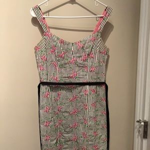 Nanette Lepore summer pink flower dress